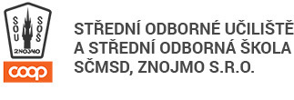 Logo SOU a SOŠ SČMSD, Znojmo, s.r.o.
